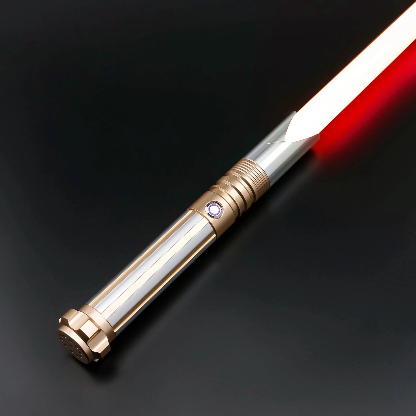 TXQSABER Heavy Dueling Lightsaber – Neo Pixel RGB Laser Saber with Metal Hilt, Smooth Swing Combat Cosplay Luminous Toy for Kids