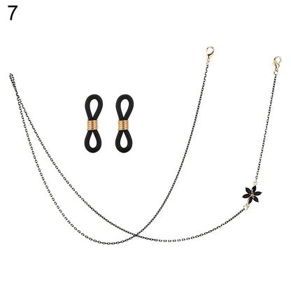 Women's Eyeglass Chain - Hollow Star & Pearl Beaded Lanyard for Sunglasses & Reading Glasses