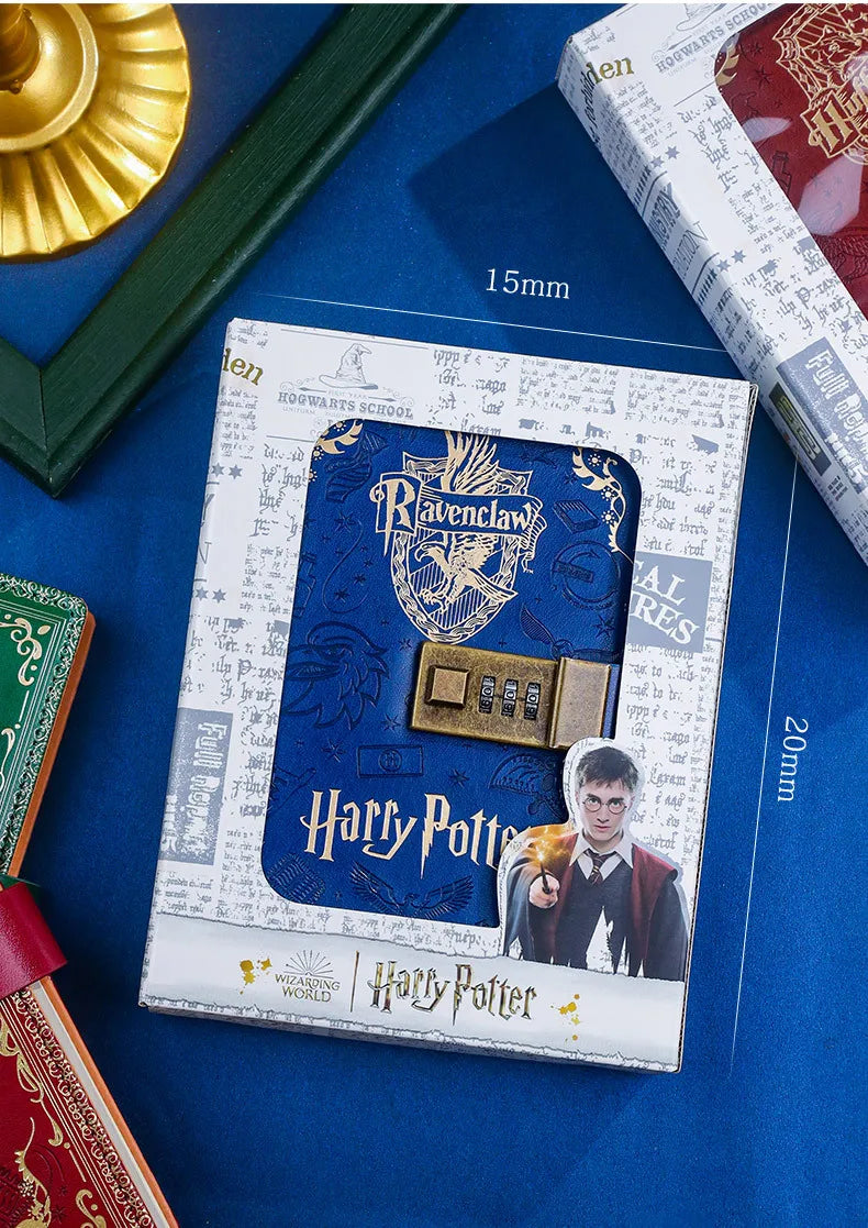 2024 New Harry Potter Four Academy Retro Notebook - A5 Cartoon Log Writing Book, Color Pages, Student & Birthday Gift