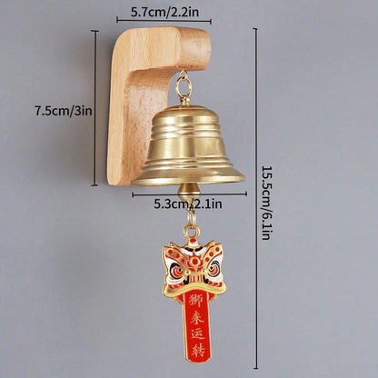 Wooden  Wind Chime Door Bell – Home & Room Decor, Front Door Reminder Bell