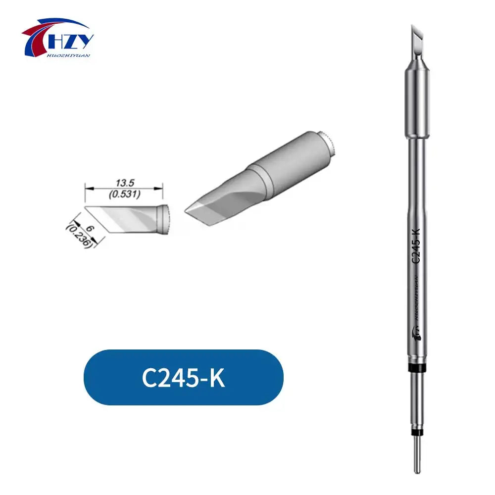 HZY C245 Soldering Iron Tips Set – Universal T245 Compatible Tips for Phone Repair & Soldering Stations