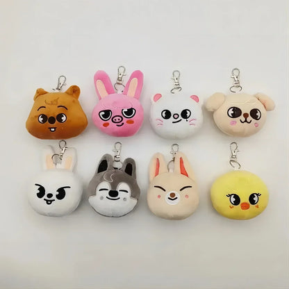 Kpop SKZOO Plush Keychain – Cute Dog Pendant Toy for Kids, Backpack Hanging, Birthday Gift