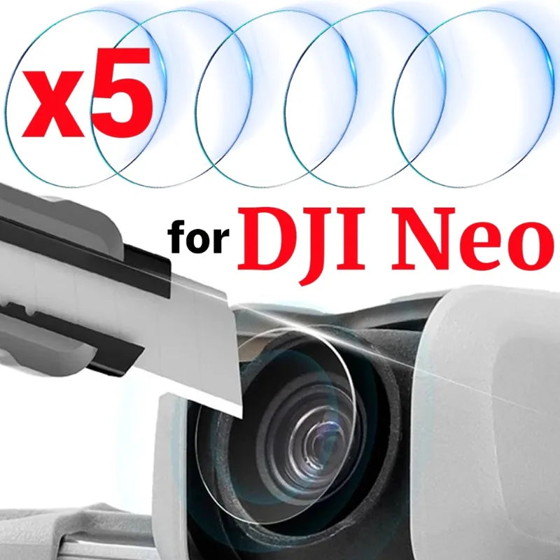 5/1Pcs DJI Neo Gimbal Lens Protector - Tempered Glass Anti-Scratch Camera Protective Film for DJI Neo Drone