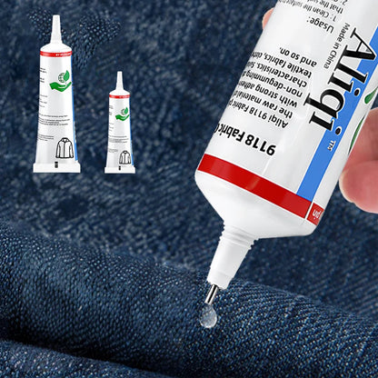15/60ml Quick Dry Fabric Glue – Waterproof Seam Adhesive for Clothing, Textile Repair & Patching