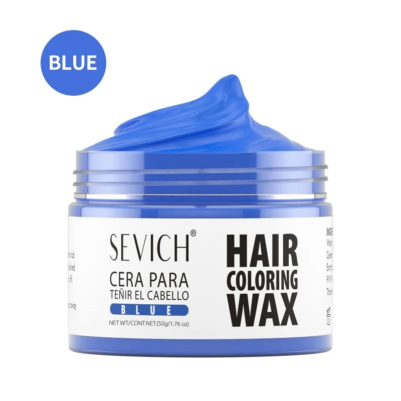 13-Color Halloween Hair Wax – 50g/120g DIY Temporary Hair Dye Cream for Men & Women, Party, Cosplay & Daily Use
