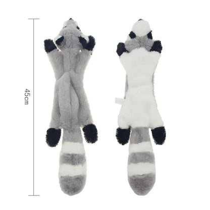 5-Pack Stuffingless Dog Toys – Funny Animal Plush Chew Toys with Squeakers & Crinkle for Dogs