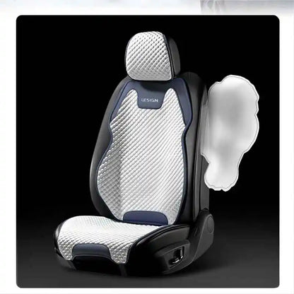 Ice Silk Car Seat Cushion - Breathable Ventilated Universal Front Seat Cover for All Seasons Comfort & Durability