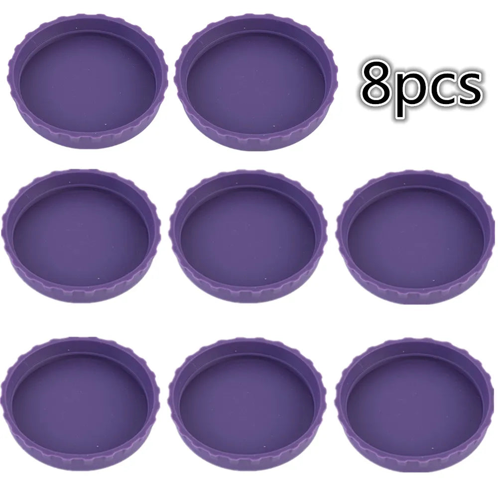 Reusable Beverage Can Covers - Silicone Soda Can Lids, Leak-Proof Sealing Protectors for Cans & Bottles