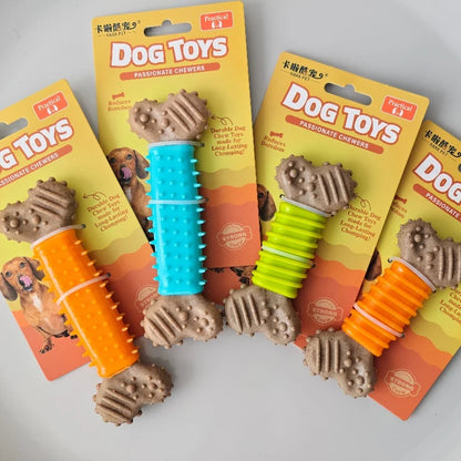 Durable Dog Chew Toy - Bite-Resistant Bone-Shaped Interactive Toy for Small, Medium & Large Dogs