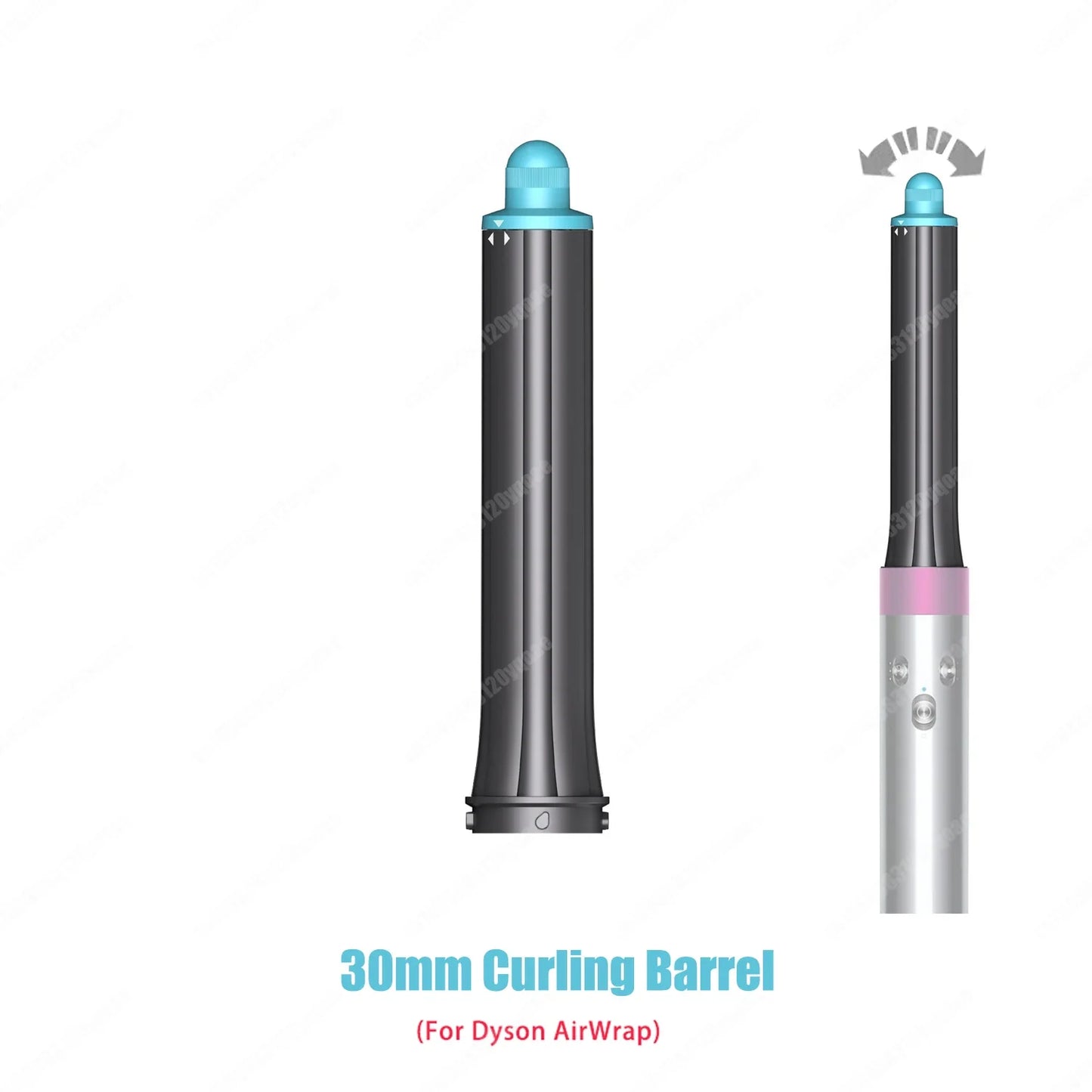 Anti-Flyaway Hair Styling Nozzle for Dyson Airwrap HS01/HS05 – Brush Attachment for Auto Curling & Dryer Accessories