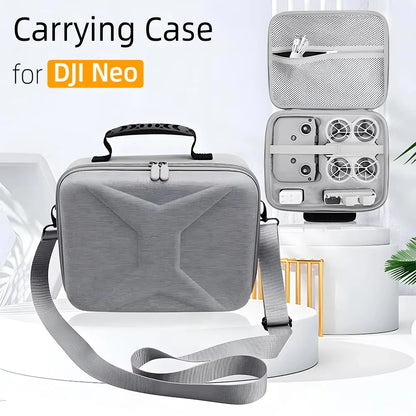 Carrying Case for DJI NEO Drone – Hard PU Waterproof Travel Case for Fly More Combo & Accessories