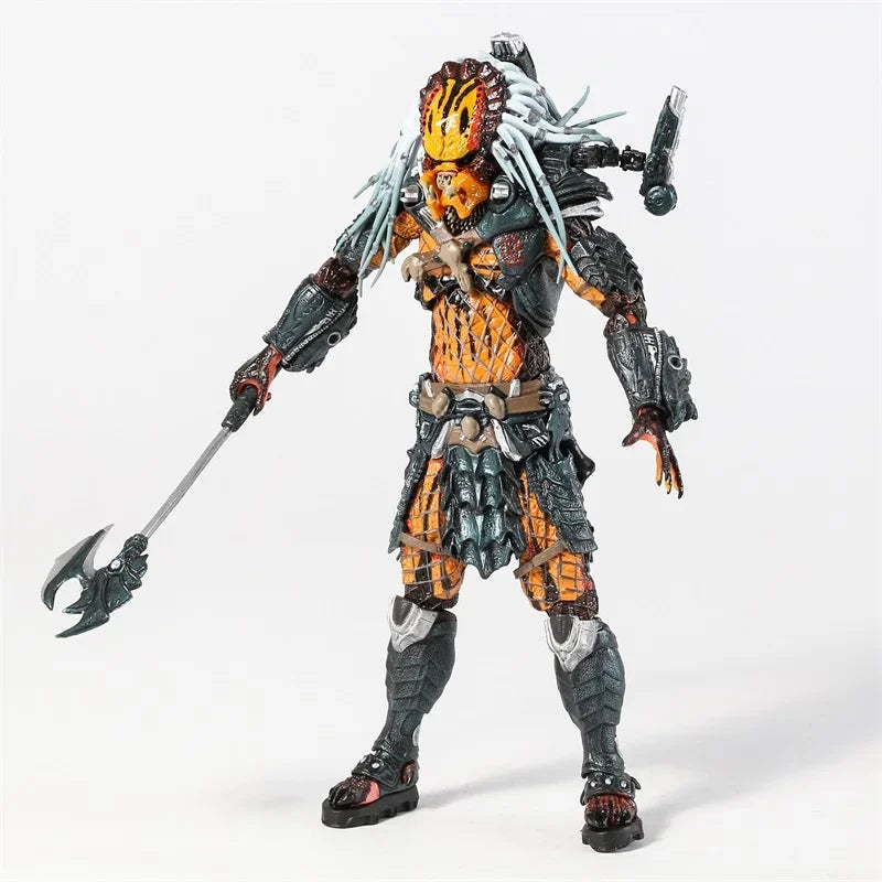 NECA Predator Clan Leader 7-Inch Action Figure with Accessories – Collectible Model Toy