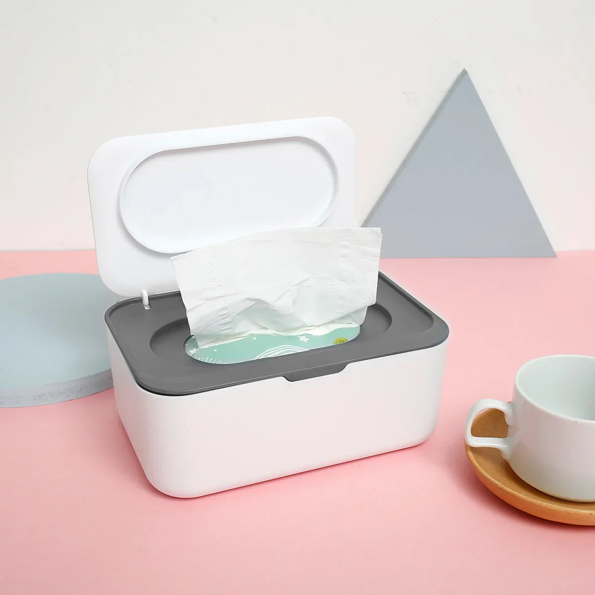 Portable Wet Tissue Box Dispenser with Lid – Dustproof Napkin & Tissue Holder for Baby, Car, and Home Use