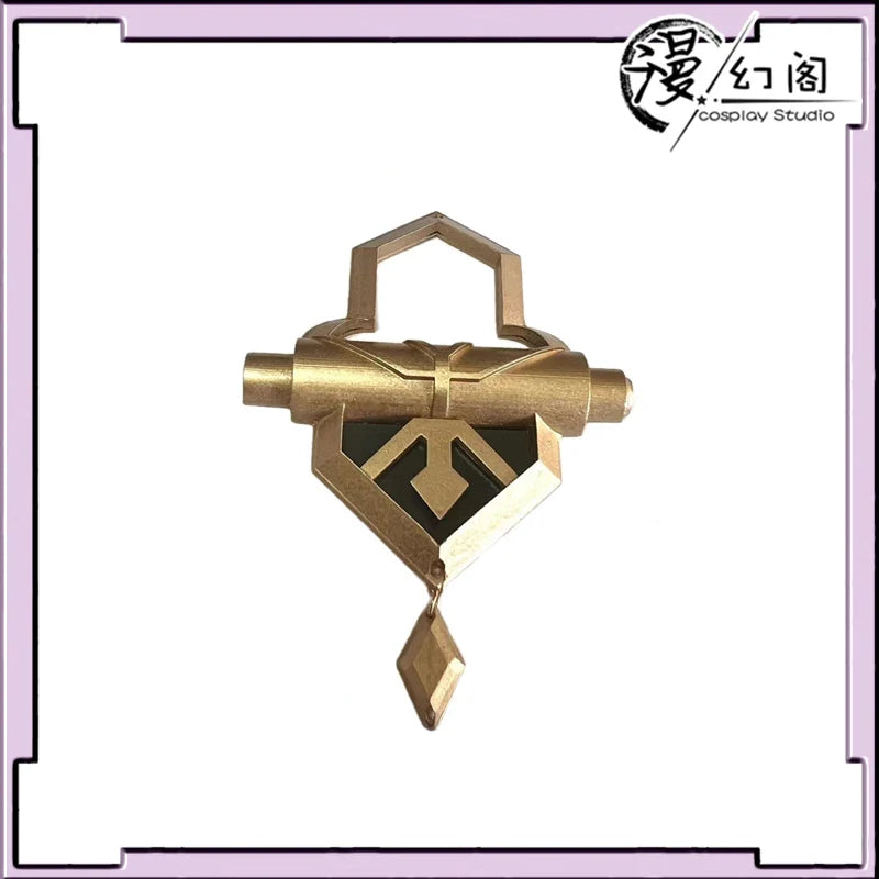 Scaramouche Wanderer Cosplay Accessory - Kunikuzushi Bamboo Hat Vision of God 3D Printed Prop
