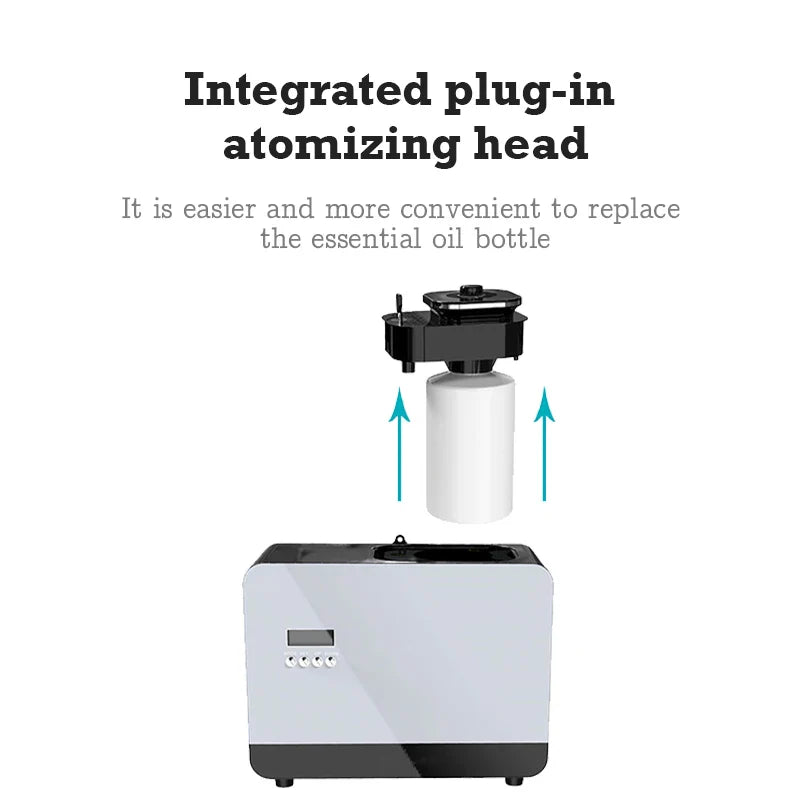 30,000 Feet Namste Aroma Diffuser – 800ML Essential Oil Air Purifier & Home Fragrance with Metal Body, 14W Power