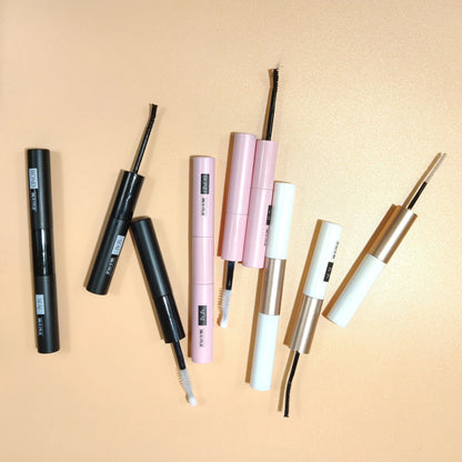 Double-Headed False Eyelash Glue: Waterproof 2-in-1 Bond & Seal for Long-Lasting DIY Cluster Eyelashes - Cosmetics Essential