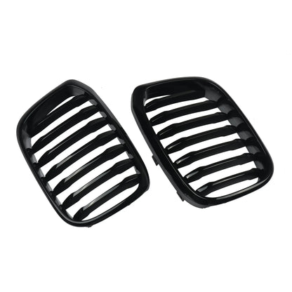 MagicKit Front Bumper Grill for BMW X3 X3M G01 & X4 G02 (2018-2020) — Gloss Black Single Slat Sport Style Replacement
