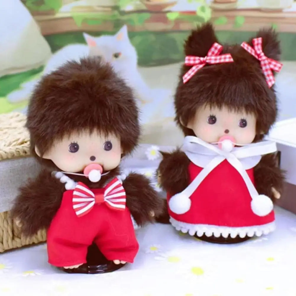 Fruit Adventure Strawberry Plush Doll – Cute PP Cotton Monchichi-Style Toy Bag Pendant Gift 15cm