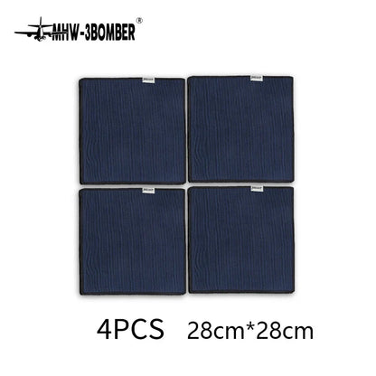 MHW-3BOMBER Barista Coffee Towels – Professional Square Cleaning Cloths for Espresso Machines & Kitchen Use