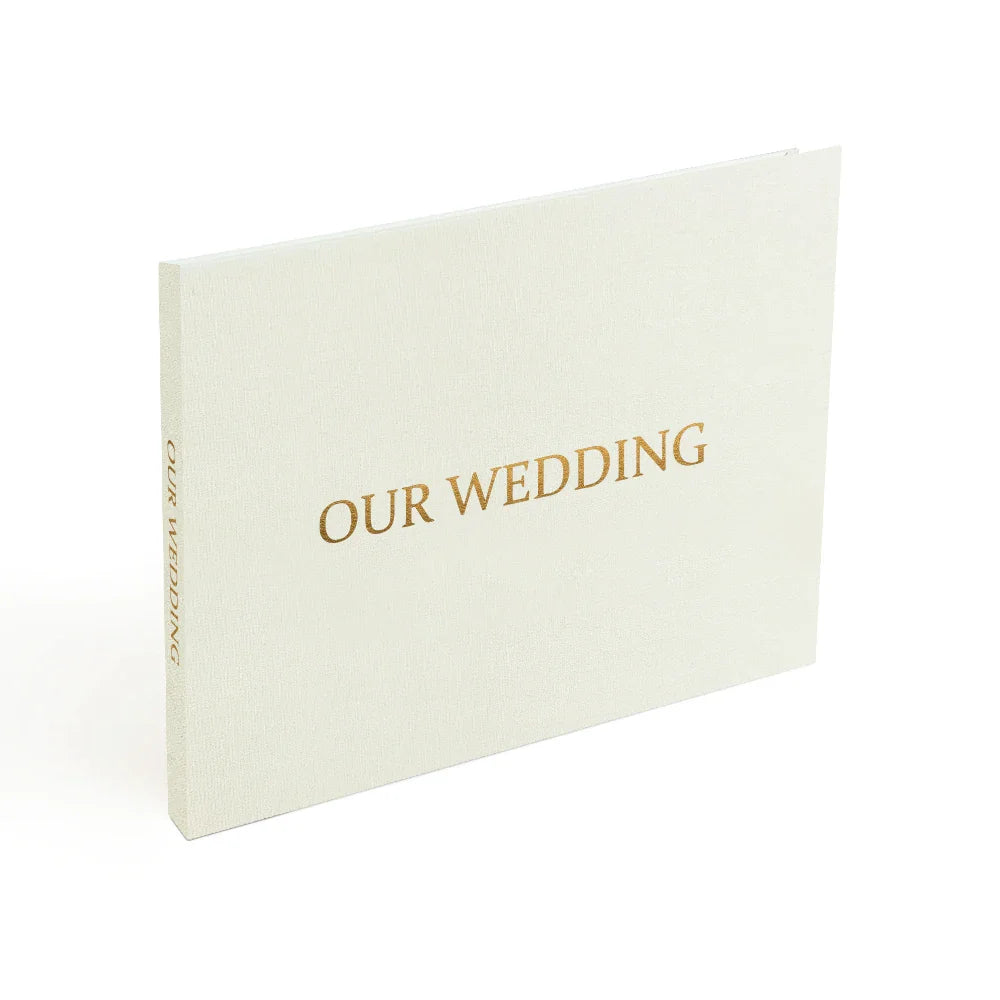 Luxury Linen Video Book Album – 7” IPS Wedding Video Player Book | 4GB Memory, Up to 3 Hours Video, Rechargeable Digital Photo & Video Album Gift