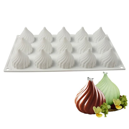 French Dessert 3D Lemon Silicone Mold – Cake, Brownie & Mousse Decorating Pastry Baking Tool