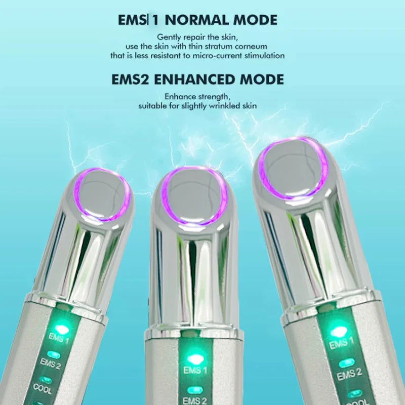 Eye Massager with Sound Wave Vibration – Electric Muscle Stimulation for Skin Lifting, Eye Bag & Wrinkle Removal, Nutrient Infusion