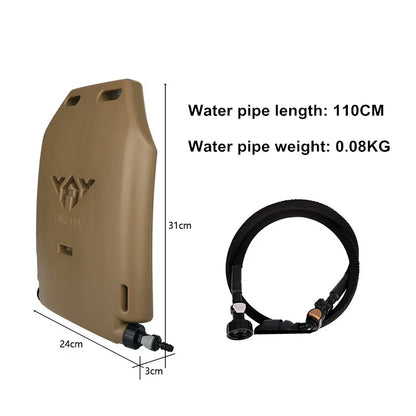 YAKEDA 1.75L Water Bottle – Multifunctional Hydration Kettle with Pipe, EVA Food-Grade Water Bag for Vest Liner