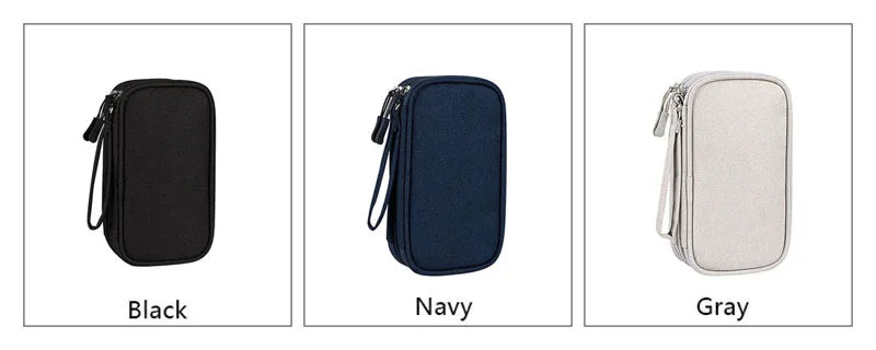 Waterproof Travel Cable Organizer Bag – Portable Digital Storage Pouch for Electronic Accessories