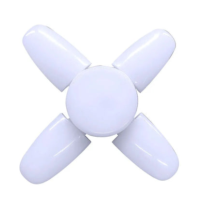E27 Foldable LED Fan Bulb - 40 LED 110V/220V High Brightness Ceiling Light for Home Garage Warehouse
