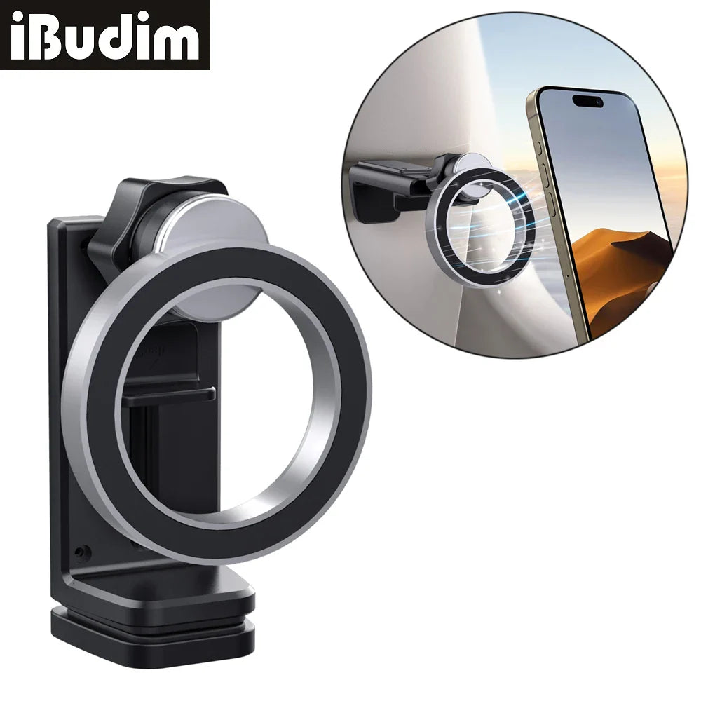 Airplane Mobile Phone Holder Stand – Portable Magnetic Travel Mount for MagSafe iPhone 16 & Xiaomi