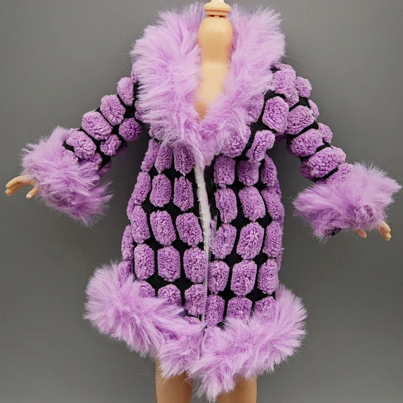 Handmade Doll Dresses & Shoes – Outfit for 28cm High School Dolls with Big Eyes & Long Eyelashes, Perfect Birthday Gift