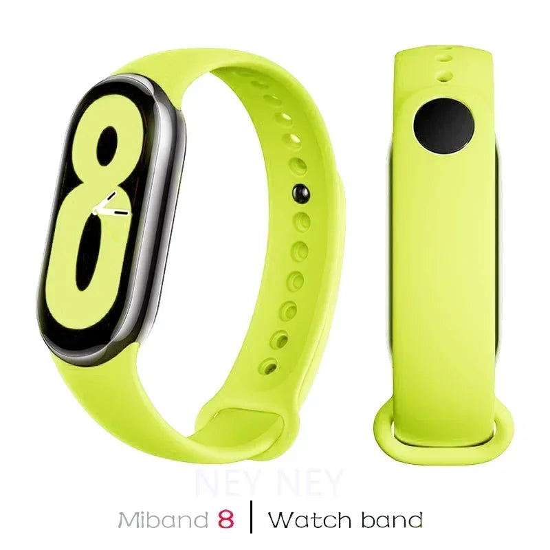Sport Silicone Strap for Xiaomi Mi Band 9/8 NFC – Replacement Smartwatch Wristband Bracelet