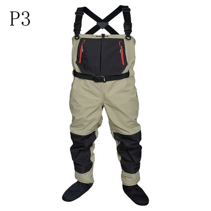 Fly Fishing Waders for Kids & Adults – Neoprene Foot, Quick-Dry, Waterproof & Breathable for Men, Rafting & Hunting