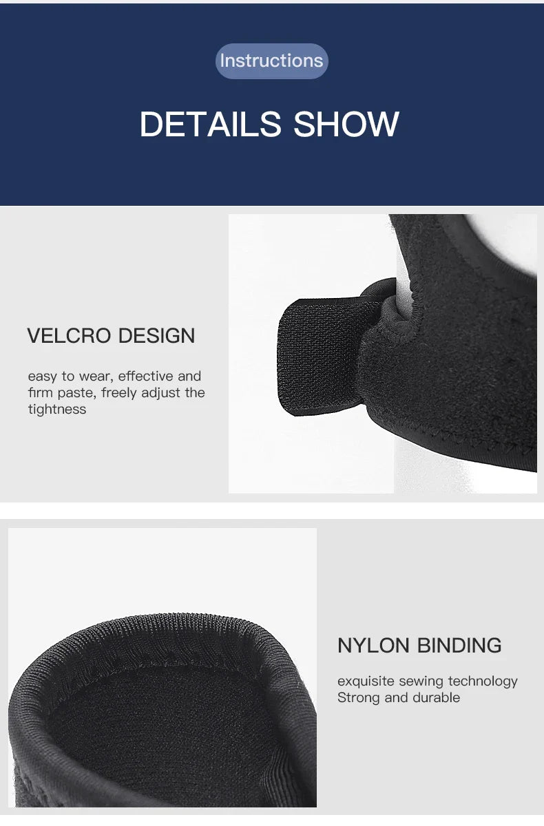 Pressurized Knee Wrap Sleeve — Elastic Support Braces with Pad for Basketball, Tennis & Cycling