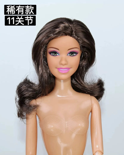 32cm Supermodel BJD Doll — Nude Fashion Princess with 12 Movable Joints, 1/6 Dress-Up Toy Limited Edition Gift