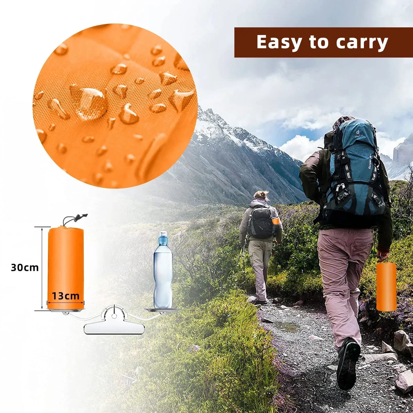 Outdoor Inflatable Sleeping Pad – Ultralight Camping Mattress with Pillows for Hiking & Trekking