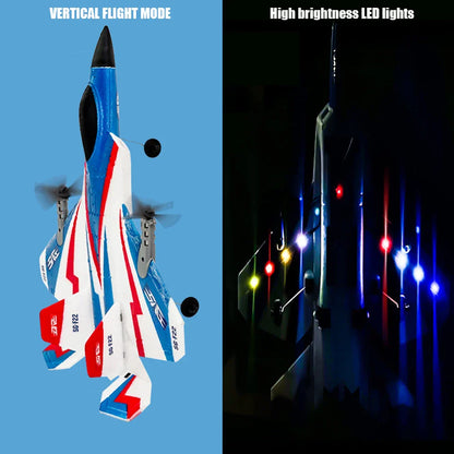 RC F22 Stunt Plane — 2.4G Remote Control 3D Glider Airplane EPP Foam Toy for Kids