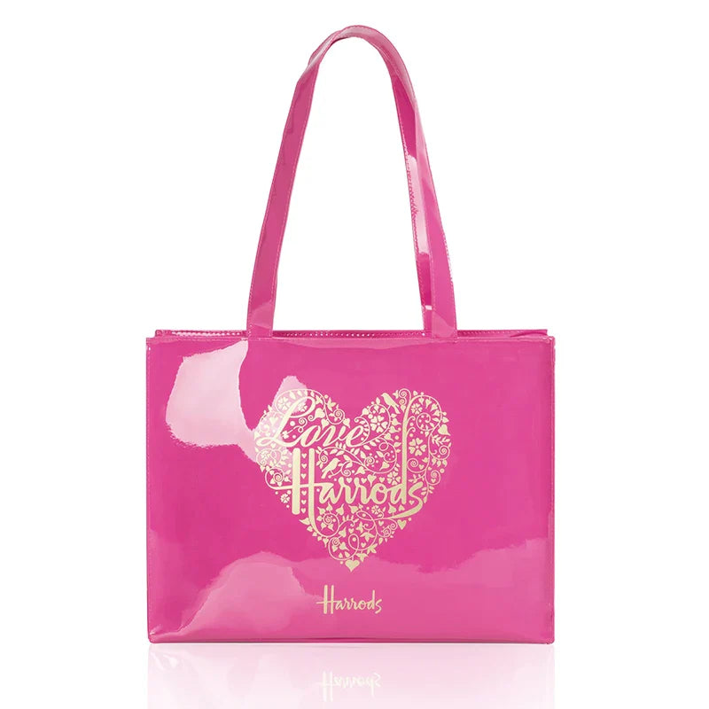 Simple Stylish PVC Reusable Shopping Bag – Luxury Eco-Friendly Waterproof Tote for Summer Beach