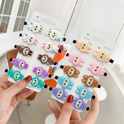 60pcs Cartoon Anime Hair Clips for Girls Kawaii Kids Hair Accessories Gifts