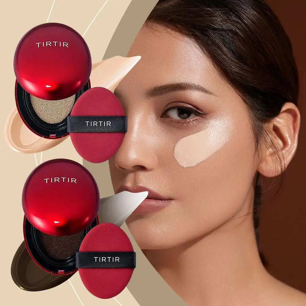 TIRTIR Cushion Foundation – High Coverage Compact Makeup, Original Korean Beauty Covering Cushion