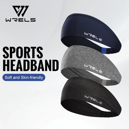 WRELS Moisture-Wicking Sports Headband – Breathable Non-Slip Sweatband for Running, Gym & Fitness (Men & Women)