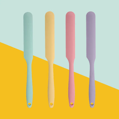 Small All-in-One Silicone Macarone Spatula - Food Grade, Easy-to-Clean, Long-Handled Baking Tool for Household Use