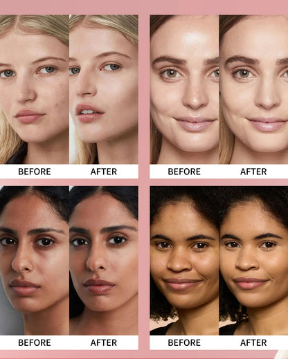 BB Cream Air Cushion Foundation - Full Coverage, Waterproof & Long-Lasting Brightening Makeup for Women - Korean Cosmetics