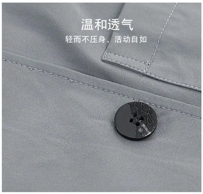 Men’s Summer Thin Blazer Jacket – Breathable, Elastic Sunscreen Coat for Business Casual, 4XL