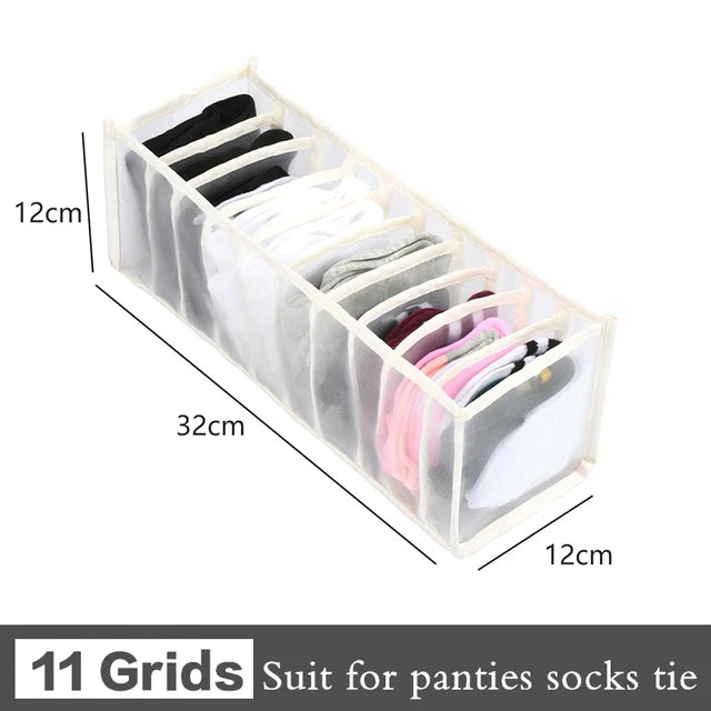 Jeans & Clothing Storage Box – Closet Organizer Drawer System for Pants, Cabinet, and Clothing Organization