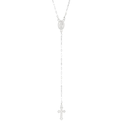 Fashion Christian Cross Necklace for Women – Gold & Silver Color Rosary Pendant Chain Choker Religious Jewelry Accessories