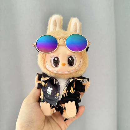 13 Styles Cute Mini Plush Doll Clothes - Outfit Accessories for Kpop Exo Labubu II Idol Dolls, Jumpsuits & Party Clothing