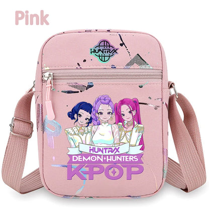 K-Pop Demon Hunters Crossbody Phone Bag – HUNTRX Rumi Huntrix Coin Wallet Shoulder Purse