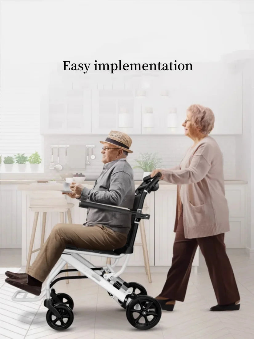 Lightweight Mobility Wheelchair – Medical-Grade Chair for Elderly & Disabled Adults