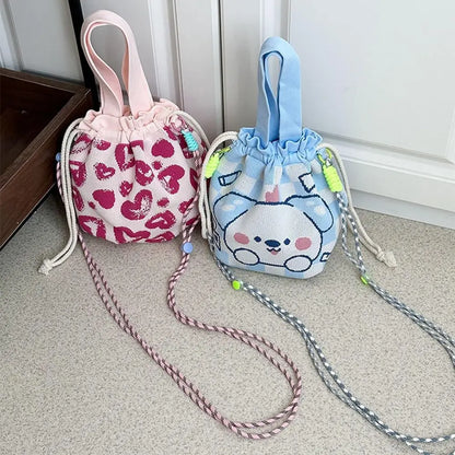 Cute Adjustable Crossbody Bag Chain Strap – Detachable Stripe Shoulder Bag & Phone Hanging Rope Accessory